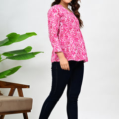 Women's Paisley Printed Casual Top