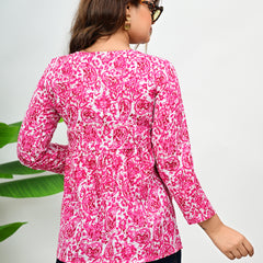 Women's Paisley Printed Casual Top